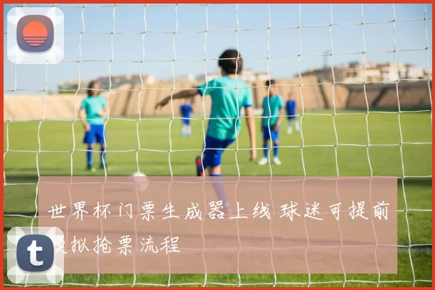 世界杯门票生成器上线 球迷可提前模拟抢票流程