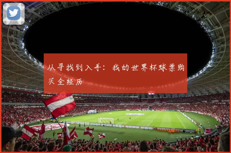 从寻找到入手:我的世界杯球票购买全经历